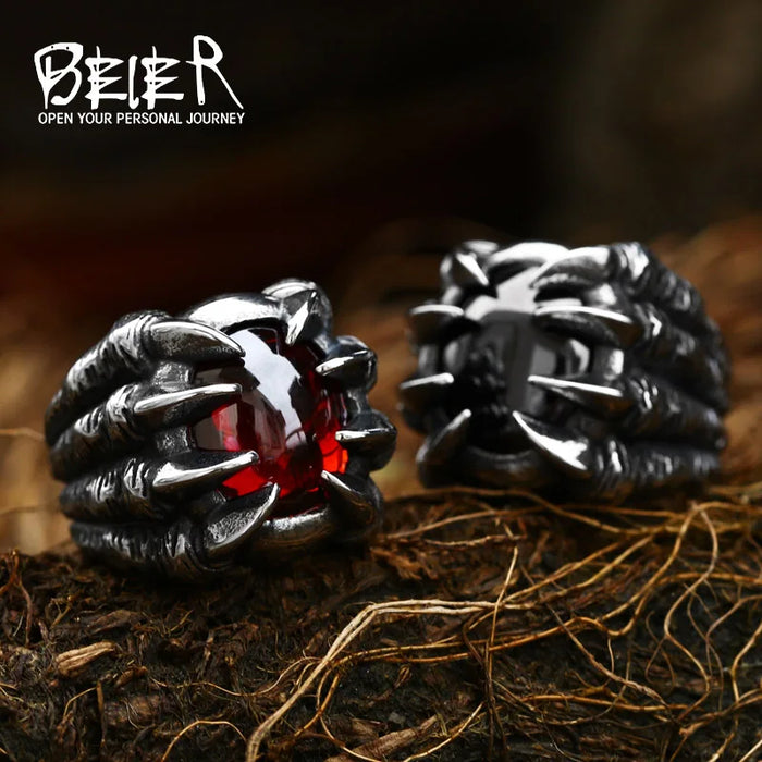 Dragon Claw Steel Ring