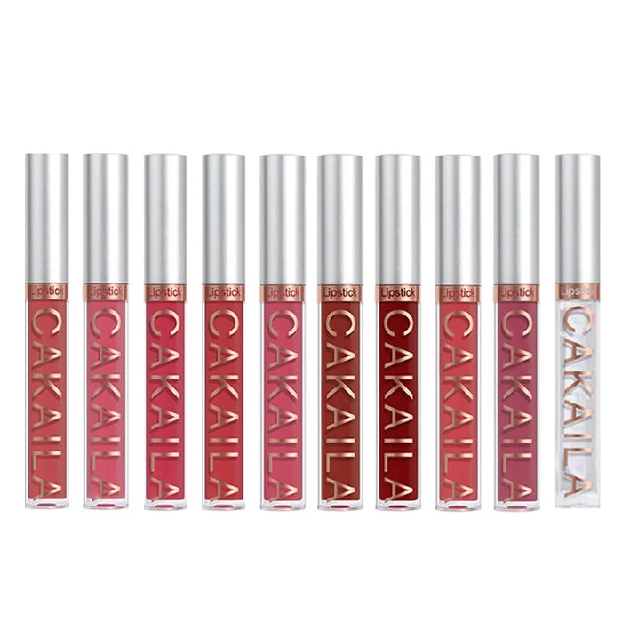 10Pcs/Set Matte Liquid Lipstick