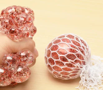 Mesh Squishy Glowing Anti-stress Ball