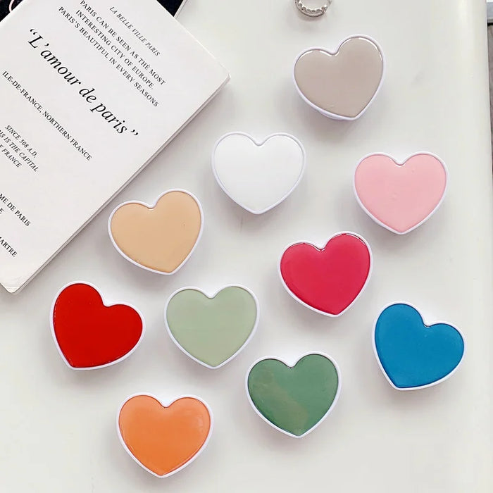 Cute Heart Pop Socket Phone Holder