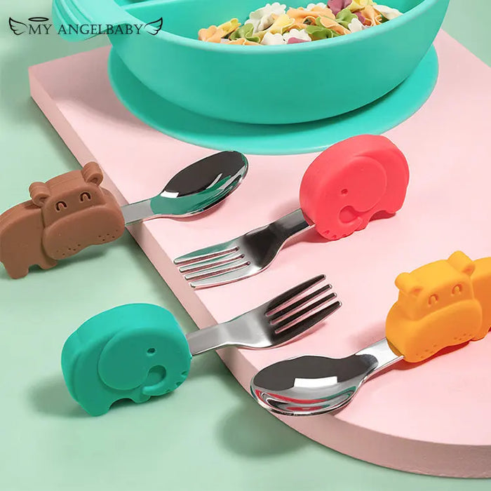 Stainless Steel Toddler Cutlery Set