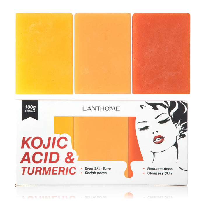 3PCS Kojic Acid Whitening Soap