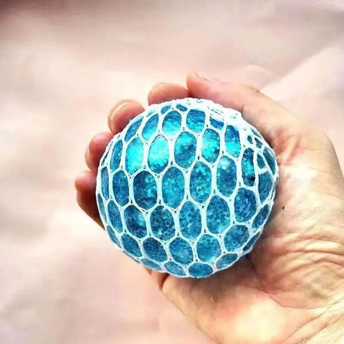 Mesh Squishy Glowing Anti-stress Ball