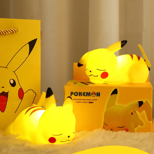 Pikachu Night Light Cute Bedside Lamp