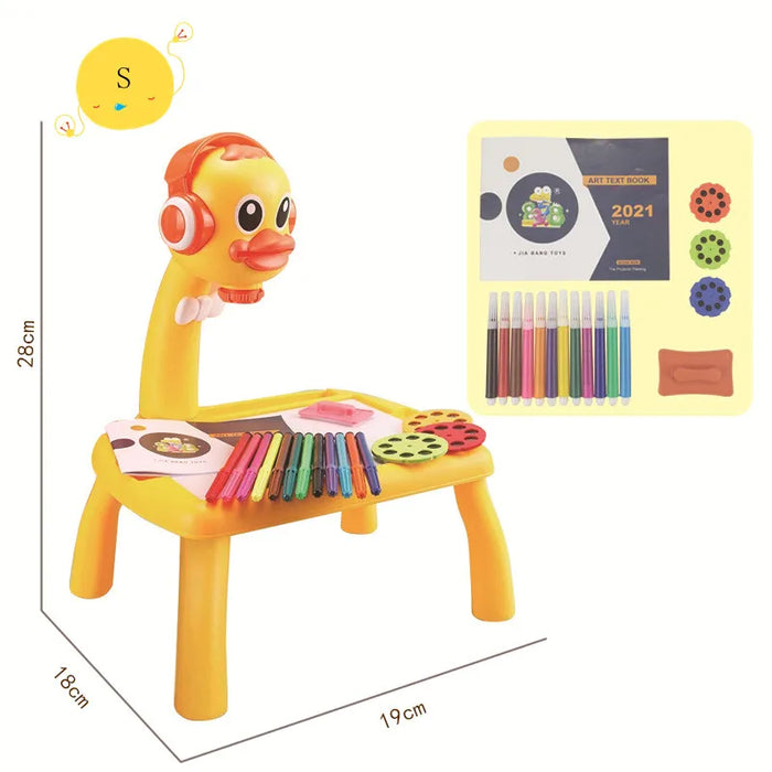 Kids LED Projector Drawing Table