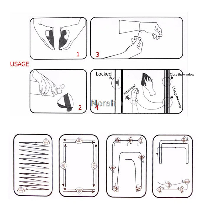 Double Sided Magnetic Window Washer