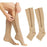 Zipped Open Toe Compression Socks