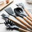 12Pcs Wooden Handle Silicone Kitchen Utensils