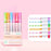 6pcs Curve Liner Marker Pens